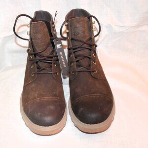 Men's 10.5 Sorel Water Proof Brown Boots New In The Box